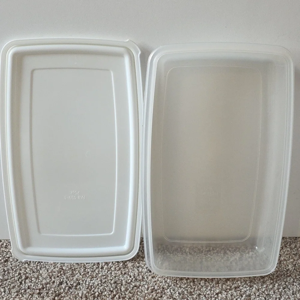 Stackable Food Storage Containers - White